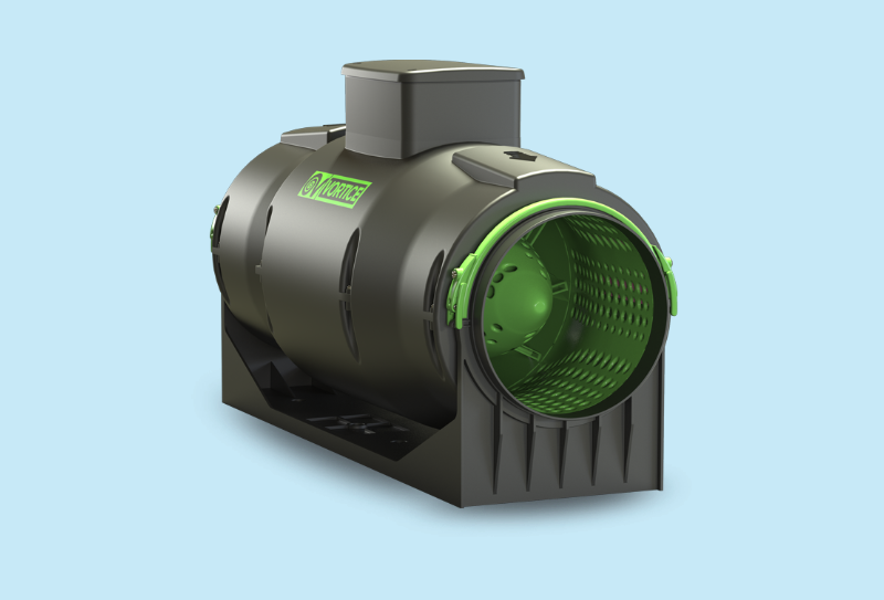 Vortice Lineo Quiet lijn buisventilator model 160 met EC ventilator