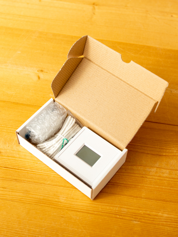 Vision CO2 monitor met data logging, temperatuur en RV weergave op het display - Doosinhoud
