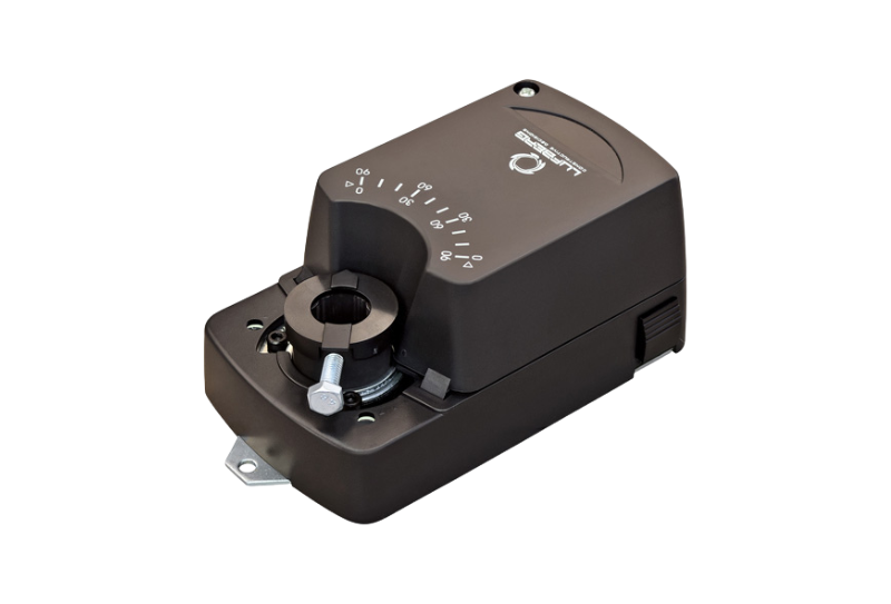 Roterende 230v klepaandrijving, 4 Nm, open/dicht, 3-punts, 65 s, IP54