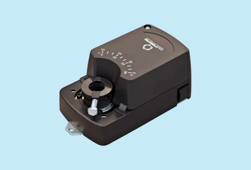 Roterende 230v klepaandrijving, 4 Nm, open/dicht, 3-punts, 65 s, IP54